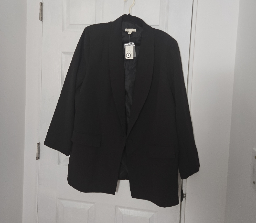 Cato Black Blazer Oversized Relaxed Fit